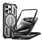 隠し金属ホルダーマグネティック衝撃吸収スマホケース、iPhone 15 Pro Max用、iPhone 15 Pro用、iPhone 15 Plus / 14 Plus用、iPhone 15用、iPhone 14 / 13用、iPhone 14 Pro用、iPhone 14 Pro Max用、iPhone 13 Pro Max用