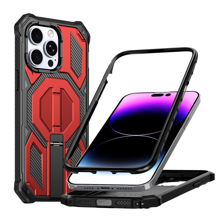 隠し金属ホルダーマグネット衝撃吸収スマホケース、iPhone 13 Pro用