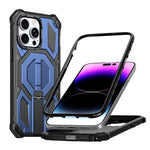 隠し金属ホルダーマグネット衝撃吸収スマホケース、iPhone 13 Pro用
