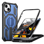 隠し金属ホルダーマグネティック衝撃吸収スマホケース、iPhone 15 Pro Max用、iPhone 15 Pro用、iPhone 15 Plus / 14 Plus用、iPhone 15用、iPhone 14 / 13用、iPhone 14 Pro用、iPhone 14 Pro Max用、iPhone 13 Pro Max用