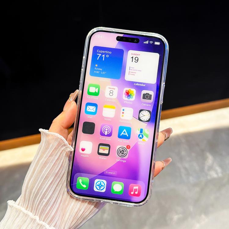 フラッシュラインストーン両面IMDラブハートiPhoneケース、iPhone 16 Pro Max用、iPhone 16 Pro用、iPhone 16 Plus用、iPhone 16用、iPhone 15 Pro Max用