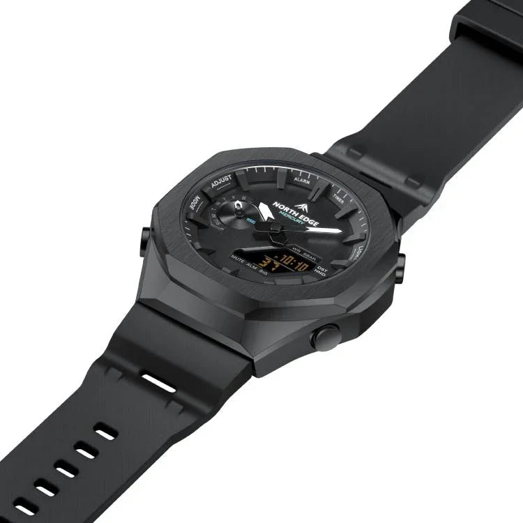 NORTH EDGE Mercury Outdoor Sports Zinc Alloy 5ATM Luminous Electronic Watch