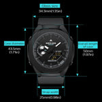 NORTH EDGE Mercury Outdoor Sports Zinc Alloy 5ATM Luminous Electronic Watch