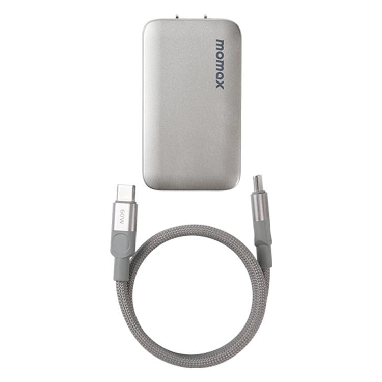 MOMAX UM79 1チャージウルトラ 45W 2ポート GaN スリム高速充電キット、USプラグ