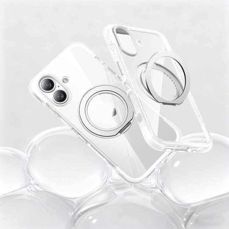 真空エアバッグTPU＋アクリル360度回転ブラケット磁気衝撃吸収スマホケース、iPhone 17 Pro Max用、iPhone 17 Pro用、iPhone 17用