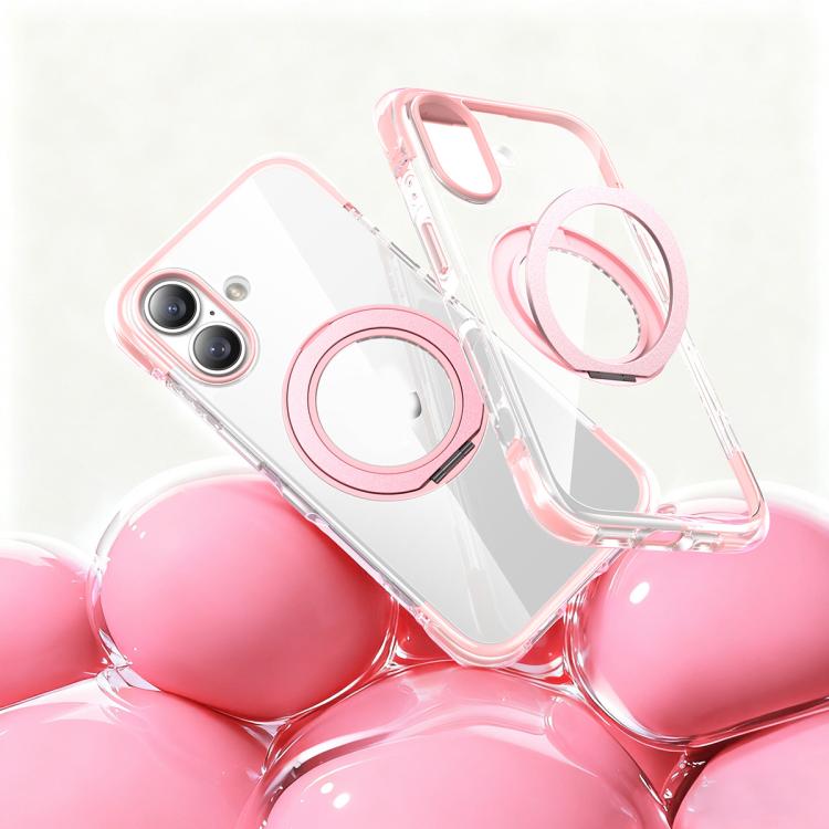 真空エアバッグTPU＋アクリル360度回転ブラケット磁気衝撃吸収スマホケース、iPhone 17 Pro Max用、iPhone 17 Pro用、iPhone 17用
