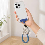 XDcase 金属バックル＆ガスケット付き紛失防止スマホリストストラップ、長さ：10.6cm