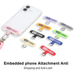 XDcase 5個セットスマホテザータブ 携帯電話ストラップパッチコネクター部品