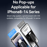 USAMS SJ778 U94 USB to 8pin 2.4A 急速充電データケーブル、USB to 8pin