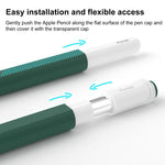 XDcase ジェリー着脱式キャップ シリコンスタイラスペンスリーブ、Apple Pencil USB-C / 3用