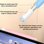 XDcase ジェリー着脱式キャップ シリコンスタイラスペンスリーブ、Apple Pencil USB-C / 3用