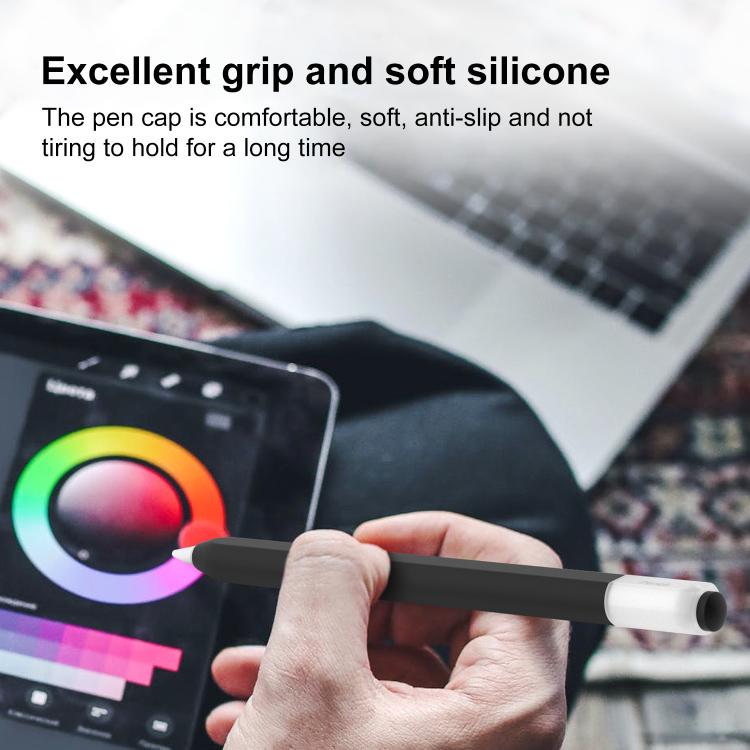 XDcase ジェリー着脱式キャップ シリコンスタイラスペンスリーブ、Apple Pencil USB-C / 3用