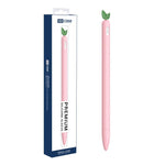 XDcase フルーツ＆ベジタブル滑り止めシリコンスタイラスペンスリーブ、Apple Pencil Pro / 2用