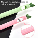 XDcase フルーツ＆ベジタブル滑り止めシリコンスタイラスペンスリーブ、Apple Pencil Pro / 2用