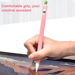 XDcase フルーツ＆ベジタブル滑り止めシリコンスタイラスペンスリーブ、Apple Pencil Pro / 2用