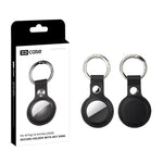 XDcase Vegan Leather Protective Case with Metal Ring, 1PC (Blue), 1PC (Brown), 1PC (Grey), 1PC (Black), 1PC (Red)