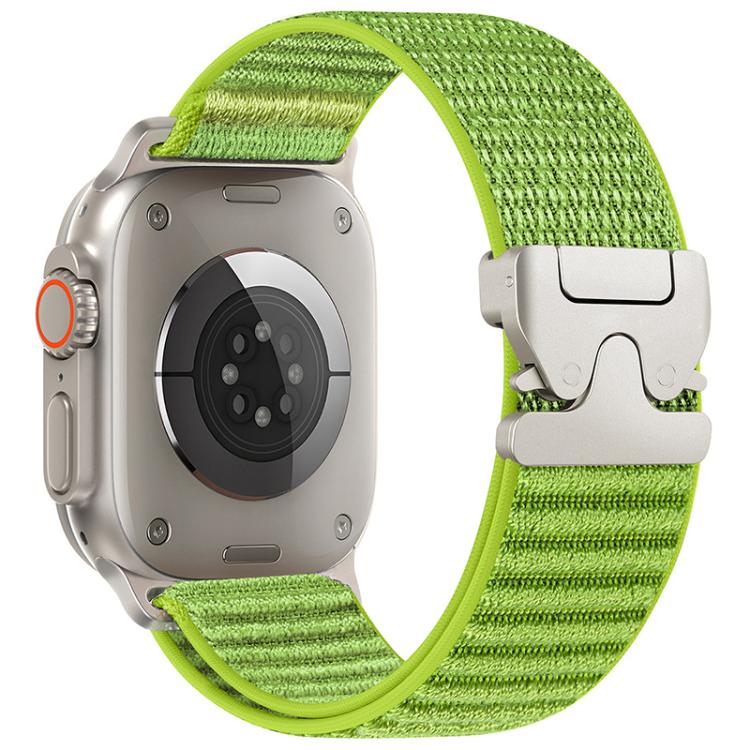 xDfind パラシュートバックル山柄ナイロンウォッチバンド、Apple Watch 42 / 44 / 45 / 46 / 49mm用、Apple Watch 38 / 40 / 41 / S10 42mm用