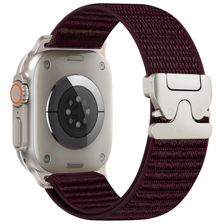 xDfind パラシュートバックル山柄ナイロンウォッチバンド、Apple Watch 42 / 44 / 45 / 46 / 49mm用、Apple Watch 38 / 40 / 41 / S10 42mm用
