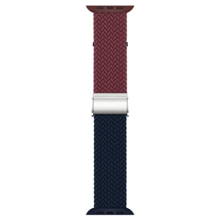 xDfind バックル留めステッチ編みナイロンウォッチバンド、Apple Watch 42 / 44 / 45 / 46 / 49mm用、Apple Watch 38 / 40 / 41 / S10 42mm用