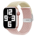 xDfind バックル留めステッチ編みナイロンウォッチバンド、Apple Watch 42 / 44 / 45 / 46 / 49mm用、Apple Watch 38 / 40 / 41 / S10 42mm用