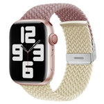 xDfind バックル留めステッチ編みナイロンウォッチバンド、Apple Watch 42 / 44 / 45 / 46 / 49mm用、Apple Watch 38 / 40 / 41 / S10 42mm用