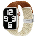 xDfind バックル留めステッチ編みナイロンウォッチバンド、Apple Watch 42 / 44 / 45 / 46 / 49mm用、Apple Watch 38 / 40 / 41 / S10 42mm用