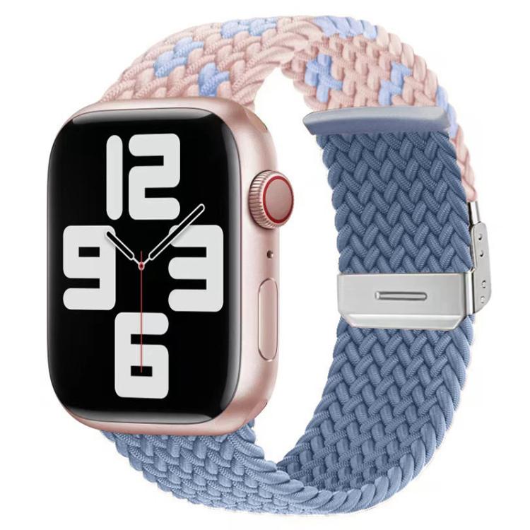xDfind バックル留めステッチ編みナイロンウォッチバンド、Apple Watch 42 / 44 / 45 / 46 / 49mm用、Apple Watch 38 / 40 / 41 / S10 42mm用