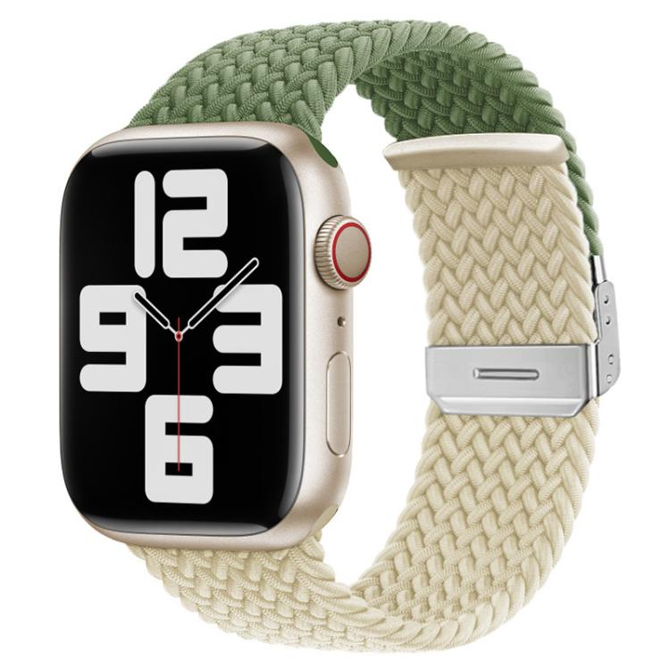 xDfind バックル留めステッチ編みナイロンウォッチバンド、Apple Watch 42 / 44 / 45 / 46 / 49mm用、Apple Watch 38 / 40 / 41 / S10 42mm用