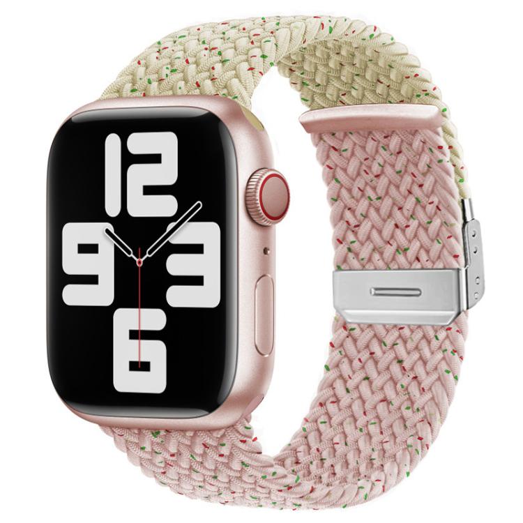 xDfind バックル留めステッチ編みナイロンウォッチバンド、Apple Watch 42 / 44 / 45 / 46 / 49mm用、Apple Watch 38 / 40 / 41 / S10 42mm用