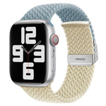 xDfind バックル留めステッチ編みナイロンウォッチバンド、Apple Watch 42 / 44 / 45 / 46 / 49mm用、Apple Watch 38 / 40 / 41 / S10 42mm用