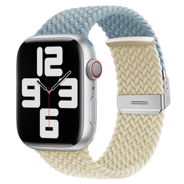xDfind バックル留めステッチ編みナイロンウォッチバンド、Apple Watch 42 / 44 / 45 / 46 / 49mm用、Apple Watch 38 / 40 / 41 / S10 42mm用