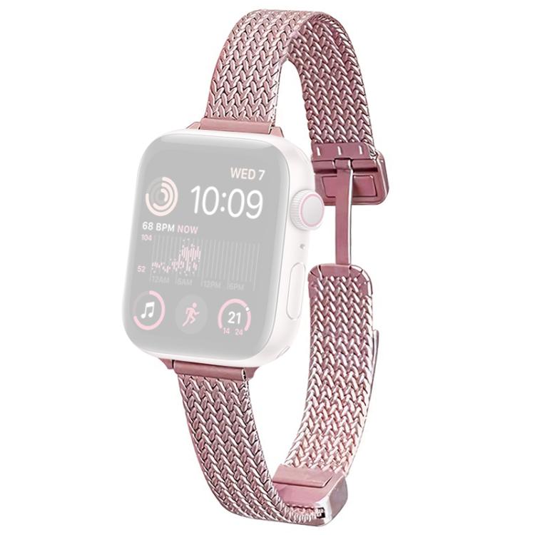 xDfind 小麦の穂 磁気バックル ステンレススチール製ウォッチバンド、Apple Watch 42 / 44 / 45 / 46 / 49mm用、Apple Watch 38 / 40 / 41 / S10 42mm用