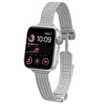 xDfind 小麦の穂 磁気バックル ステンレススチール製ウォッチバンド、Apple Watch 42 / 44 / 45 / 46 / 49mm用、Apple Watch 38 / 40 / 41 / S10 42mm用