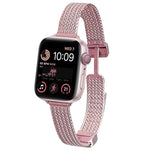 xDfind 小麦の穂 磁気バックル ステンレススチール製ウォッチバンド、Apple Watch 42 / 44 / 45 / 46 / 49mm用、Apple Watch 38 / 40 / 41 / S10 42mm用