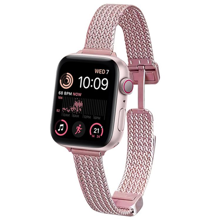 xDfind 小麦の穂 磁気バックル ステンレススチール製ウォッチバンド、Apple Watch 42 / 44 / 45 / 46 / 49mm用、Apple Watch 38 / 40 / 41 / S10 42mm用