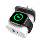 XL-16 3-in-1 20W USB + Type-C 多機能充電器 Apple Watch ワイヤレス充電機能付き、プラグ：USプラグ