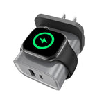 XL-16 3-in-1 20W USB + Type-C 多機能充電器 Apple Watch ワイヤレス充電機能付き、プラグ：USプラグ