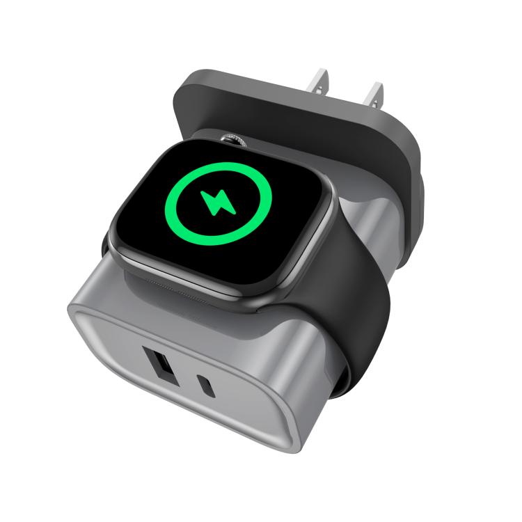 XL-16 3-in-1 20W USB + Type-C 多機能充電器 Apple Watch ワイヤレス充電機能付き、プラグ：USプラグ