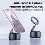 A5 多機能マグネット式スマホホルダー Bluetoothスピーカー、A5（ブラック）、A5（ダークブルー）