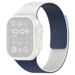 xDfind カラーブロック ライチテクスチャー 磁気シリコンウォッチバンド、Apple Watch 42 / 44 / 45 / 46 / 49mm用、Apple Watch 38 / 40 / 41 / S11 42mm用
