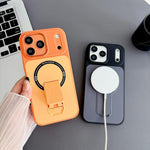 スキンフィールTPUハイブリッドPCマグネット式iPhoneケース キックスタンド付き、iPhone 17 Pro Max用、iPhone 17 Pro用、iPhone 17用、iPhone 16 Pro Max用、iPhone 16 Pro用、iPhone 16用、iPhone 15 Pro Max用、iPhone 15 Pro用