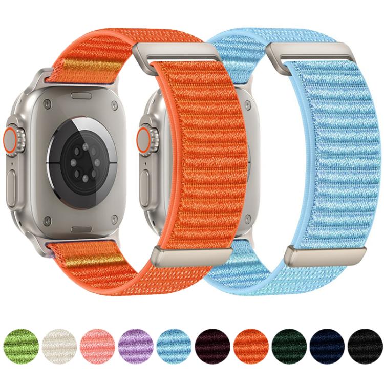 xDfind 二段階マウンテンパターンナイロンウォッチバンド、Apple Watch 42 / 44 / 45 / 46 / 49mm用、Apple Watch 38 / 40 / 41 / S11 42mm用