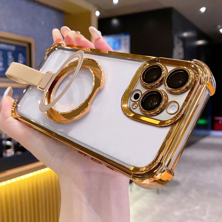 クリスタルシールドリングホルダー TPU＋アクリルマグネット式iPhoneケース、iPhone 16 Plus用、iPhone 16用、iPhone 15 Pro Max用、iPhone 15 Pro用、iPhone 15 Plus用、iPhone 15用