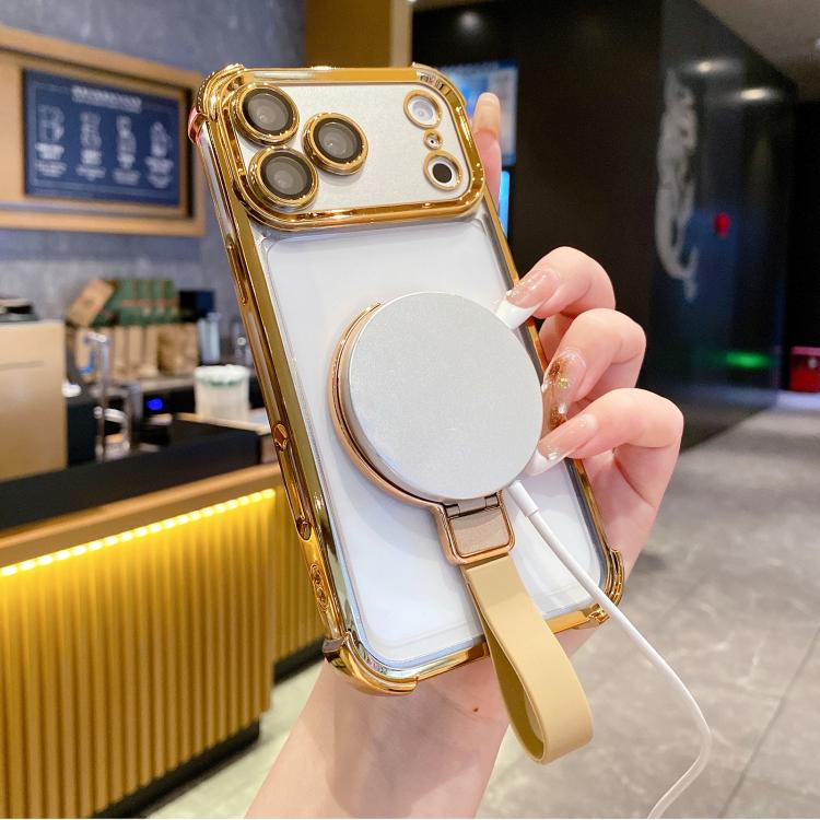 クリスタルシールドリングホルダー TPU＋アクリルマグネット式iPhoneケース、iPhone 16 Plus用、iPhone 16用、iPhone 15 Pro Max用、iPhone 15 Pro用、iPhone 15 Plus用、iPhone 15用