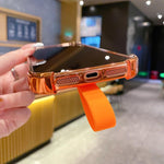 クリスタルシールドリングホルダー TPU＋アクリルマグネット式iPhoneケース、iPhone 17 Pro Max用、iPhone 17 Pro用、iPhone 17用、iPhone Air用、iPhone 16 Pro Max用、iPhone 16 Pro用