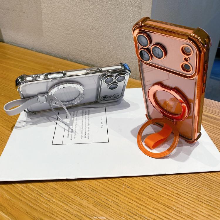 クリスタルシールドリングホルダー TPU＋アクリルマグネット式iPhoneケース、iPhone 17 Pro Max用、iPhone 17 Pro用、iPhone 17用、iPhone Air用、iPhone 16 Pro Max用、iPhone 16 Pro用