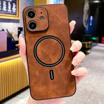 ラムスキンフェイクレザーマグネットスマホケース、iPhone 11用、iPhone 11 Pro用
