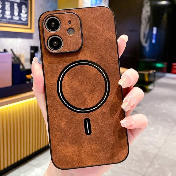 ラムスキンフェイクレザーマグネットスマホケース、iPhone 11用、iPhone 11 Pro用