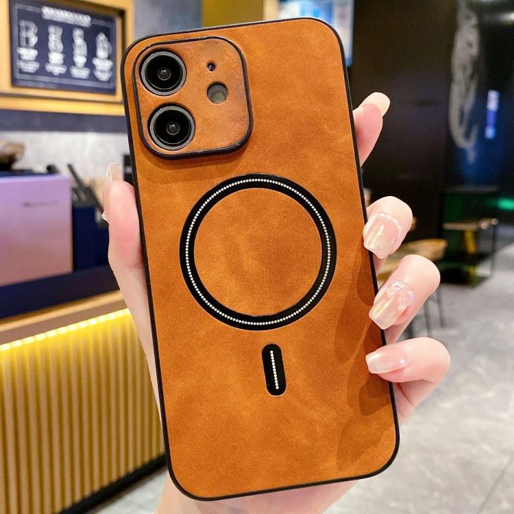 ラムスキンフェイクレザーマグネットスマホケース、iPhone 11用、iPhone 11 Pro用