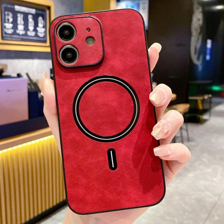 ラムスキンフェイクレザーマグネットスマホケース、iPhone 11用、iPhone 11 Pro用